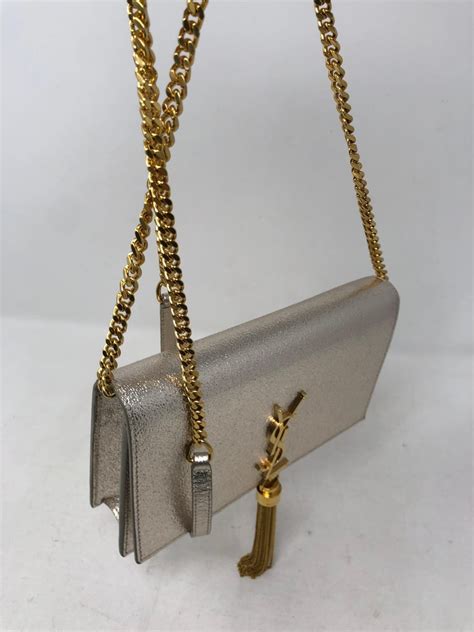 ysl silver crossbody bag